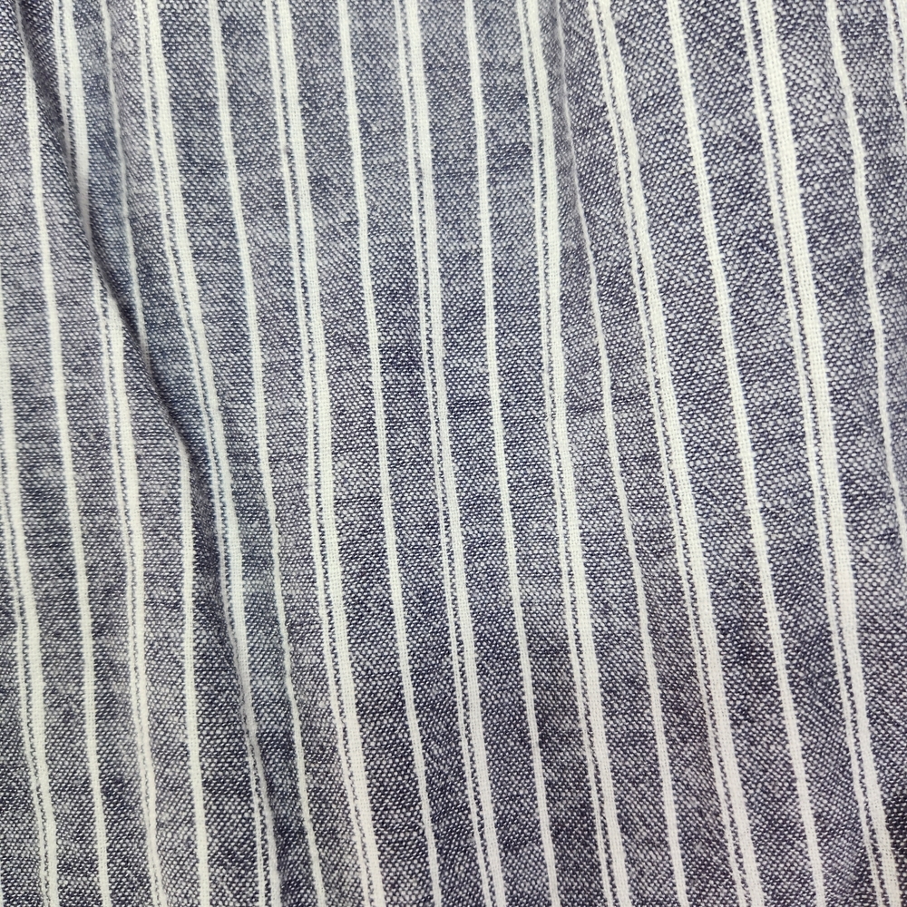 Briggs New York Blue Striped Linen Blend Pants Small - Picture 12 of 13